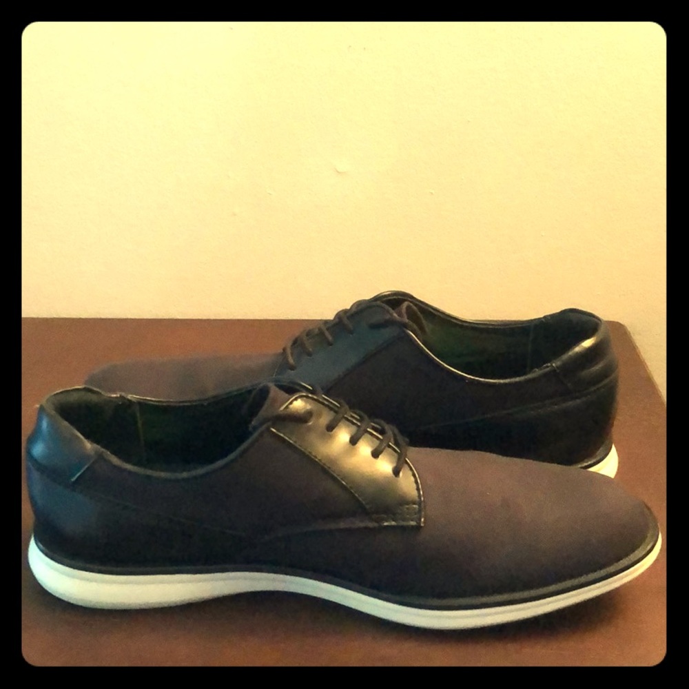 Calvin Klein Black shoe White sole